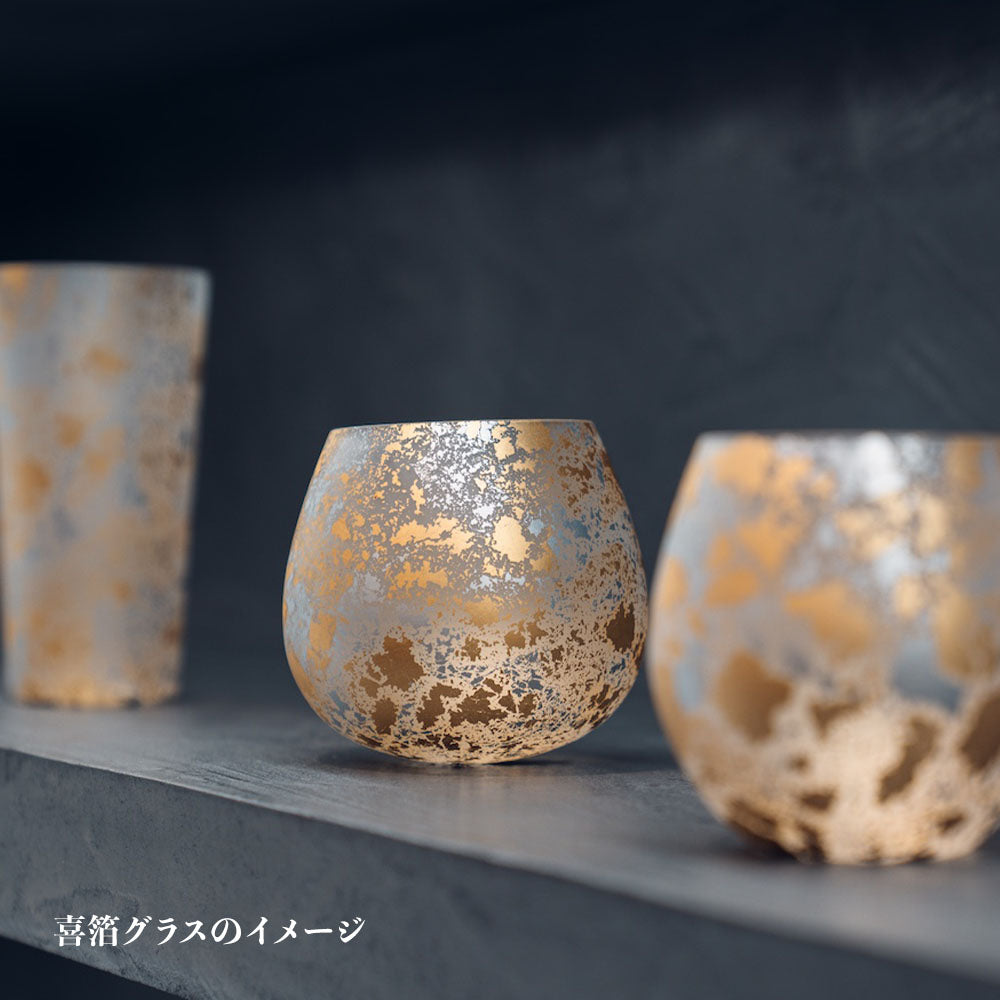 Yamanaka Lacquerware - [Kihaku Glass] Rock Cup “Yuragi” (Sway)