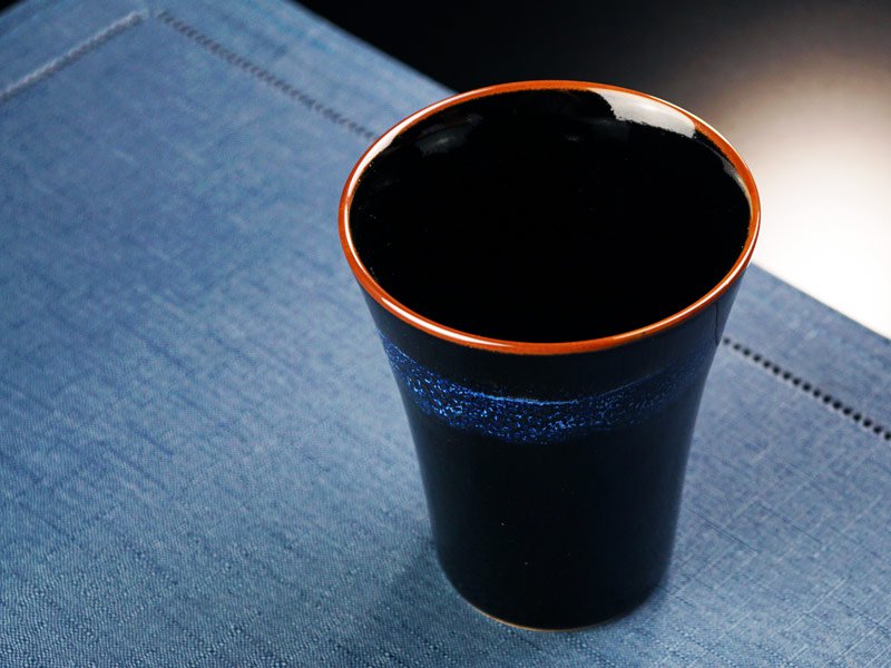 Shinemon Kiln Aoki-Myojo Tumbler - Arita Ware